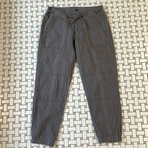 PRANA grey striped pants